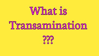 Transamination  Mechanism and examples of transamination [upl. by Sharai189]