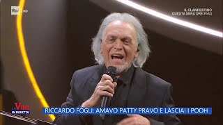 Riccardo Fogli amavo Patty Pravo e lasciai i Pooh  La Vita in diretta 08042024 [upl. by Laius249]