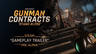 Gunman Contracts Stand Alone  Steam Gameplay Trailer  PreAlpha [upl. by Waine]