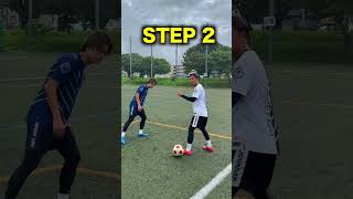 FOOTBALL SKILLS TUTORIAL 😱⚽ shots tutorial ronaldo viralshorts dribbling ⚽😱 [upl. by Haeli]