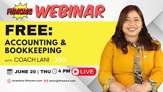 FHMOMS FREE WEBINAR Accounting and Bookkeeping [upl. by Ludwig]