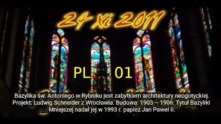 Filary Ziemi PL01  Bazylika w Rybniku cz1  witraże [upl. by Pacheco]