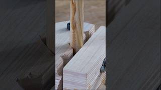 Impressive woodworking Tips and Tricks with wooden Clamp shorts woodworking [upl. by Nospmoht401]