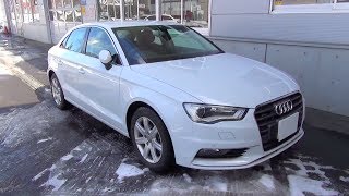 2014 新型 アウディ A3 Sedan 18TFSI quattro 内外装 [upl. by Chavaree412]