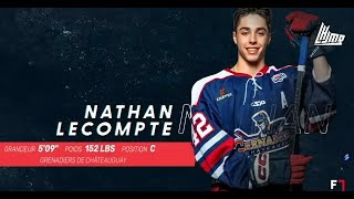 Espoirs LHJMQ Fenplast  Nathan Lecompte [upl. by Yrehcaz]