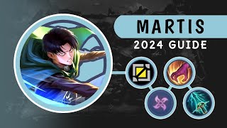 Martis 2024 Guide New Best Build and Emblem Set  Mobile Legends [upl. by Adnohsek]