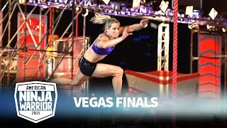 Jessie Graff at the Vegas Finals Stage 1  American Ninja Warrior [upl. by Sayers]