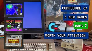 C64 3 new games worth your attention part 3 commodore c64 c64games 8bitgames retrogaming 8bit [upl. by Drucie143]