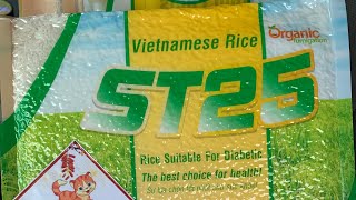 the best organic ST25 vietnamese Rice and suitable for diabetic at well too [upl. by Giorgio529]