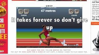 How to cheat at QWOP [upl. by Arraeis]