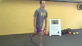 How to perform a kettlebell tactical lunge [upl. by Ohl]