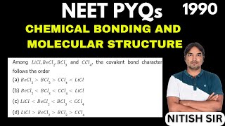 Among LiClBeCl2BCl3 and CCl4 the covalent bond character follows the order [upl. by Lamaaj]