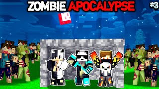 Best of Surviving a ZOMBIE APOCALYPSE in Minecraft [upl. by Yelhsa]