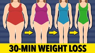 30Minute Full Body Weight Loss Exercise [upl. by Nisay109]