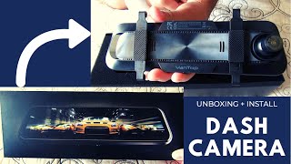 VanTop H610 Dash Camera Unboxing and Installation [upl. by Joappa]