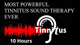 MOST POWERFUL TINNITUS SOUND THERAPY EVER Tinnitus Treatment Ringing in ears Tinnitus Masking Sounds [upl. by Rundgren]