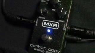 MXR Carbon Copy Analog Delay [upl. by Gregoor443]