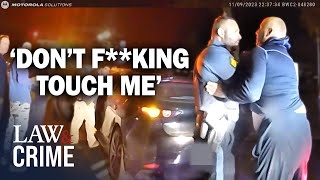 ‘He’s Drunk Again’ NJ Cop Slams Police Chief onto Car Hood at DWI Crash Scene [upl. by Telfore493]