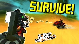 DESTRUCTION SURVIVAL RACE 3v1  Scrap Mechanic Multiplayer Monday Ep 92 [upl. by Eiznekcam]