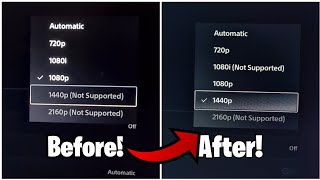 How To Fix 1440p Not Supported On PS5 1440p Not Supported On 1440p monitor PS5 Fix [upl. by Ahsimot158]