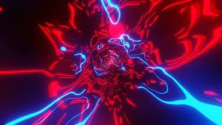 VJ LOOP NEON Red Blue Tunnel Abstract Background Video Simple Light Pattern 4k Screensaver [upl. by Hemetaf20]