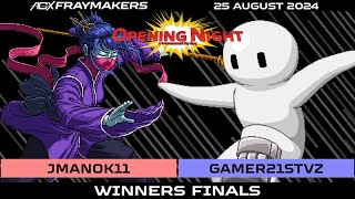 Jmanok11 The Watcher CommanderVideo vs Gamer21stvz Welltaro  Winners Finals  Opening Night [upl. by Wehrle]