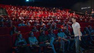 Jerma985 Green Screen Jerma has an AMC movie theatre experience [upl. by Marylynne517]