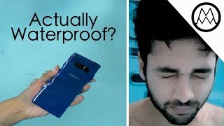 Galaxy Note 8 Water Test  Is It ACTUALLY Waterproof [upl. by Xella320]