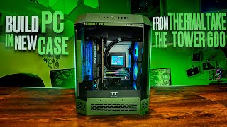 Ultimate PC Build in the New Thermaltake The Tower 600  Ryzen 7950X3D  RTX 4090 [upl. by Krusche]