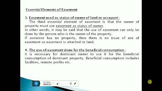 Easement and its essential elements [upl. by Hebel]