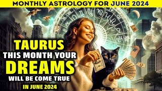 Taurus Zodiac  Monthly Astrology for June 2024  this month your Dreams will be come True [upl. by Yrrol]