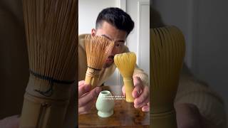 Plastic vs bamboo matcha whisk What’s better [upl. by Mixie361]