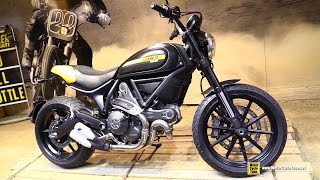 2015 Ducati Scrambler Full Throttle  Walkaround  2014 EICMA Milan Motorcycle Exhibition [upl. by Africah808]