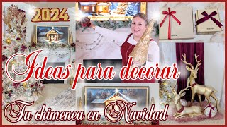 Ideas para decorar tu casa en navidadDecoracion de mi chimenea [upl. by Tioneb]