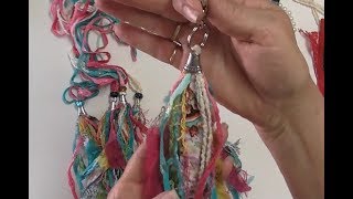 How to Make Fabric and Fiber Tassels Tutorial [upl. by Aisan126]