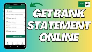 How To Get Lloyds Bank Statement Online ANDROID Easily 2023 [upl. by Blunk]