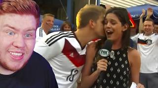 Man Kisses News Reporter Live On Tv [upl. by Oinota552]