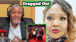 Zanele Mbokazi Husband Storms Zanele Mbokazi Prayer Gathering And Drags Everyone Out [upl. by Egroeg]