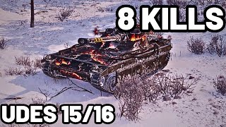 UDES 1516  113K DAMAGE  8 KILLS  World of Tanks [upl. by Ahtelat]