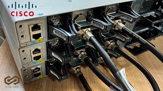 Stacking Cisco Catalyst 9300L [upl. by Keavy]