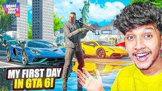 MY FIRST DAY IN GTA 6 CITY😍 [upl. by Eissim458]