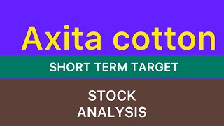 AXITA COTTON LTD STOCK TARGET ANALYSIS 🍋 AXITA COTTON SHARE NEWS BIG UPDATE STOCKS CRASH 281024 [upl. by Derfliw]