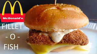 Mcdonalds Style Filet o Fish Burger Recipe  How to make Filet o Fish Burger  Zulekhas Kitchen [upl. by Dorette]