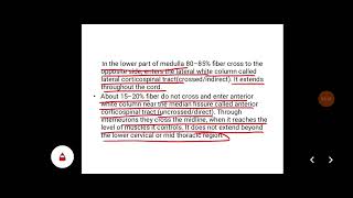 Q Describe origin course termination and functions of pyramidal tracts [upl. by Anined]