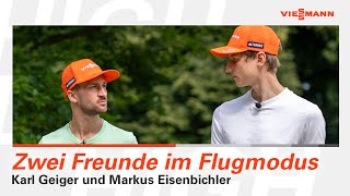 Zwei Freunde im Flugmodus l Karl Geiger und Markus Eisenbichler [upl. by Ylak846]