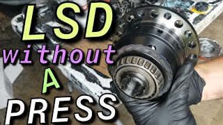 Installing LSD into B Series Transmission without a press [upl. by Latton]