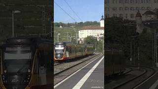 Stadtbahn Gundelsheim train railway trainspotting germany eisenbahn tram [upl. by Harras710]