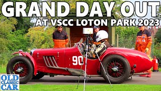 VSCC Loton Park 2023 hillclimb  Vintage speed event [upl. by Eidac]