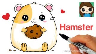 How to Draw a Hamster Super Easy [upl. by Seabrooke984]