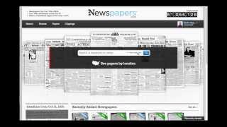 Searching on Newspaperscom Tutorial [upl. by Nagar]